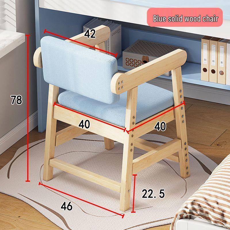 Multifunctional Student Desk with Bookshelf for Homework and Study in Bedroom or Dorm