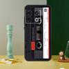 Cassette Tape Phone Case For OnePlus 13 12 11 13R 12R 10R 9 10 Pro 8T 9RT 10T Nord 4 CE 2 3 Lite N20 N30