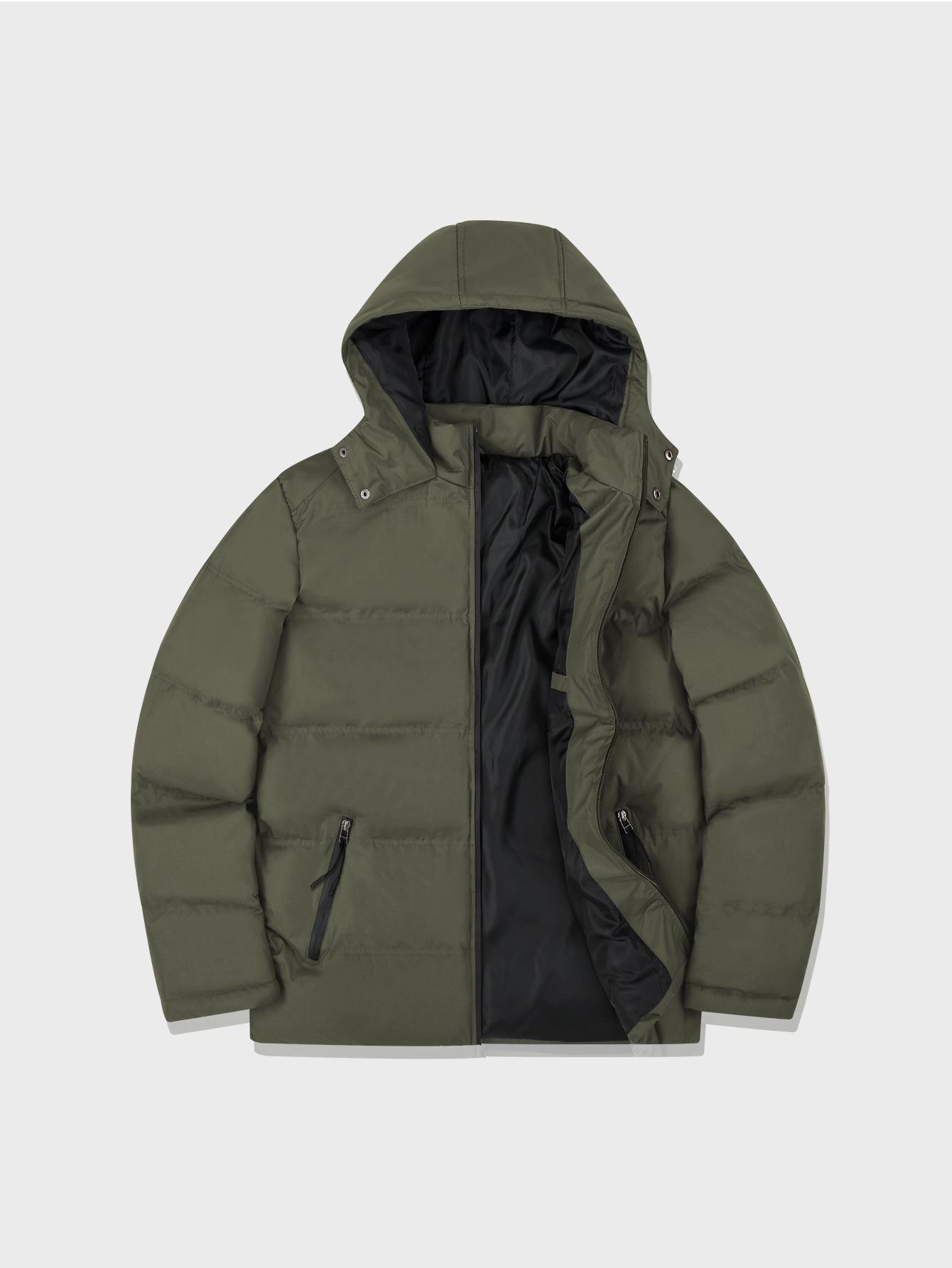 

Men s Plus Size Waterproof Outdoor Cotton Jacket - Thickened and Imitation Down Small
