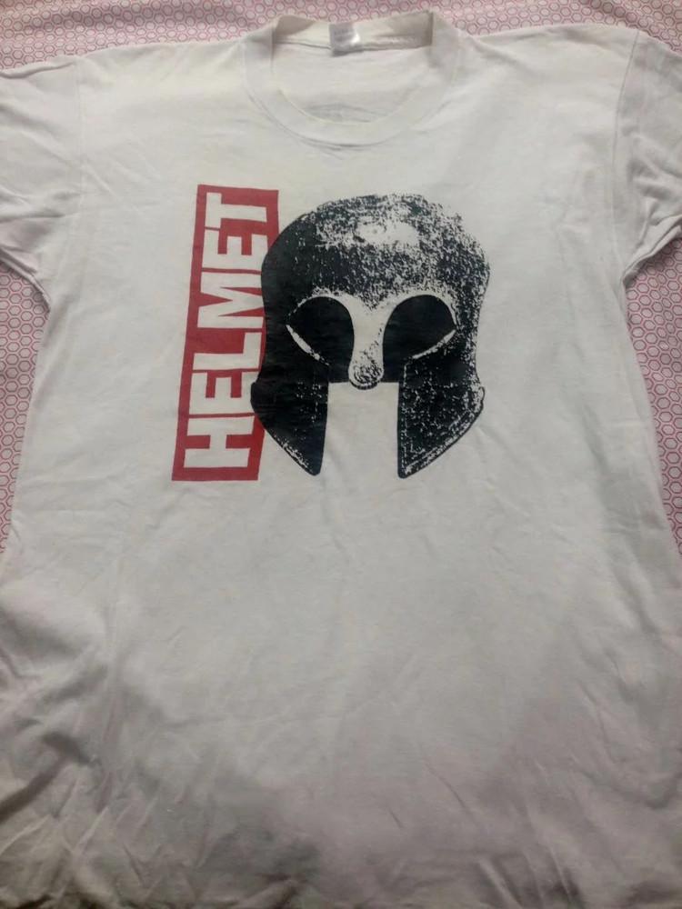 

Helmet Band WHite Graphic Cotton Shirt Unisex S5XL R286 Unisex T-Shirt L