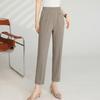 LangSha Women's Summer Loose Straight Cropped Pants