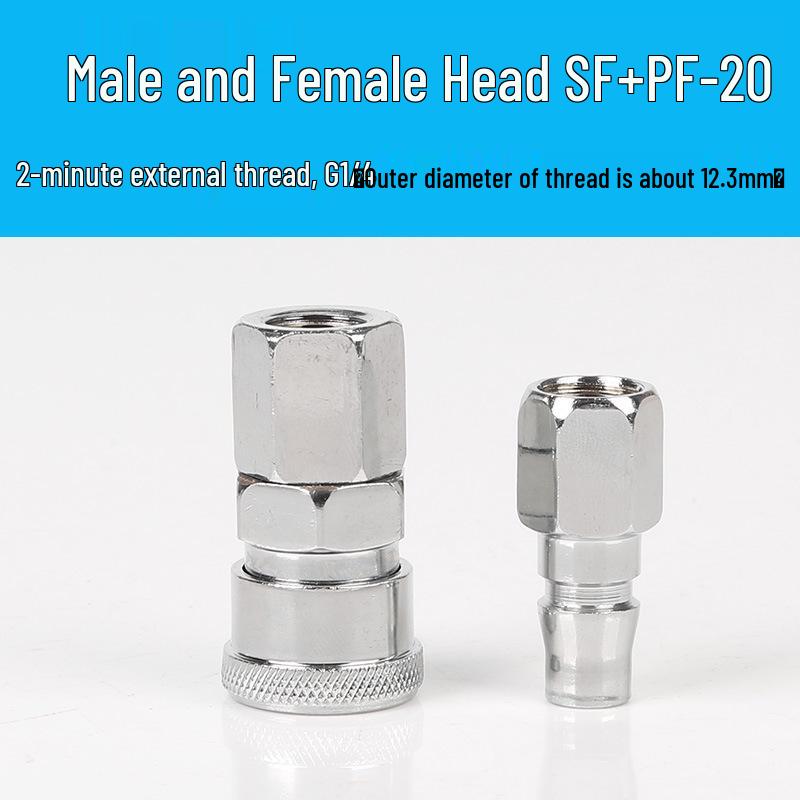 Pneumatic C-Type Quick Connector for Air Hose and Compressor Accessories