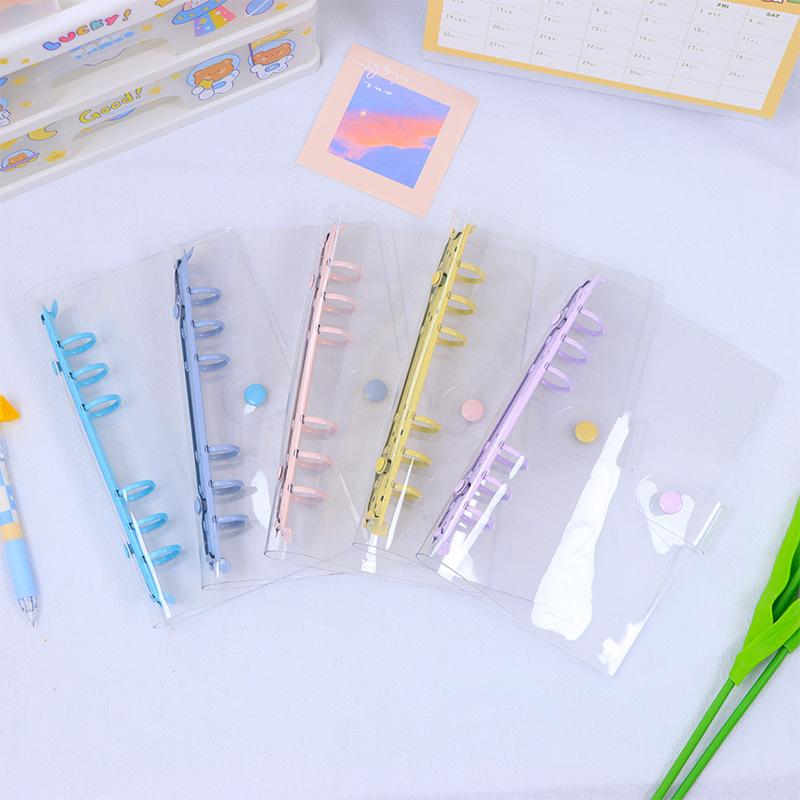 2026 Calendar A5 A6 6-hole Hand Account Loose-leaf Calendar Partition PP Frosted Transparent Protective Pad