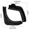 Custom Leather Mudguards for 2010-2013 Nissan Micra K13