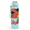 1PC Retro Orange Planet Space Abstract Print 750ml Portable Sports Water Bottle Leakproof Gym Outdoor Travel Drink Cup