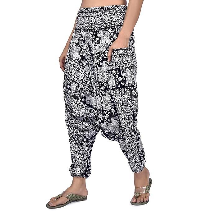 Cotton Printed Women Harem Pant Indian Pakistani Churidar & Salwar Bottoms Dress S