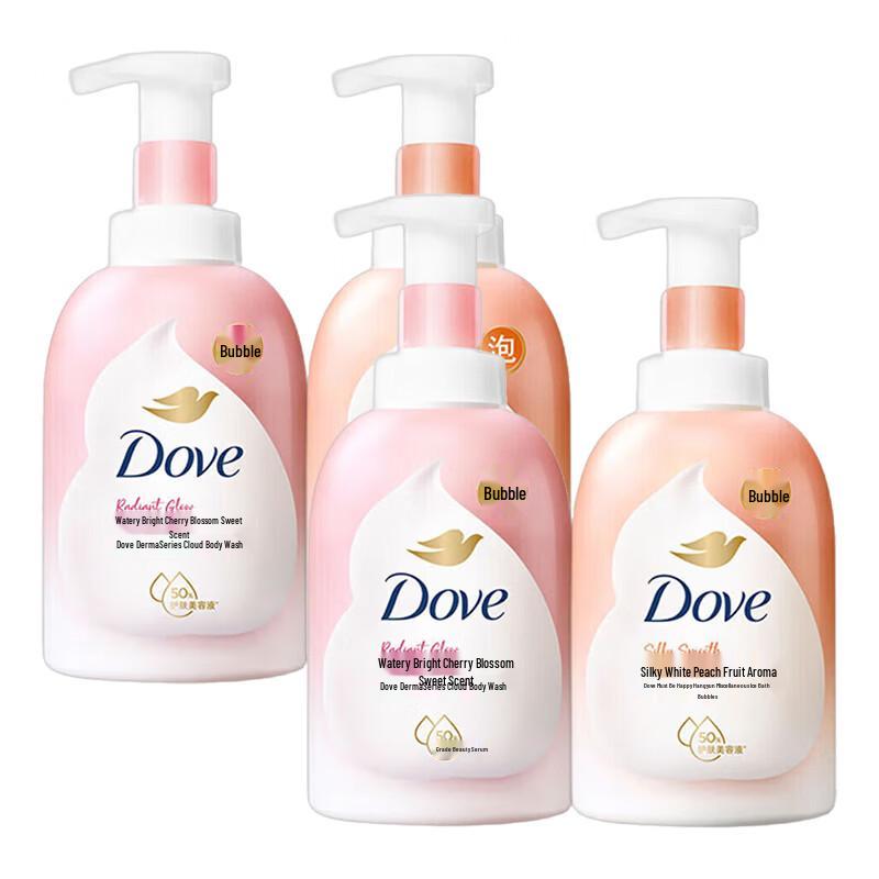 

Набор пенящегося геля для душа Dove Цветок вишни и Персик