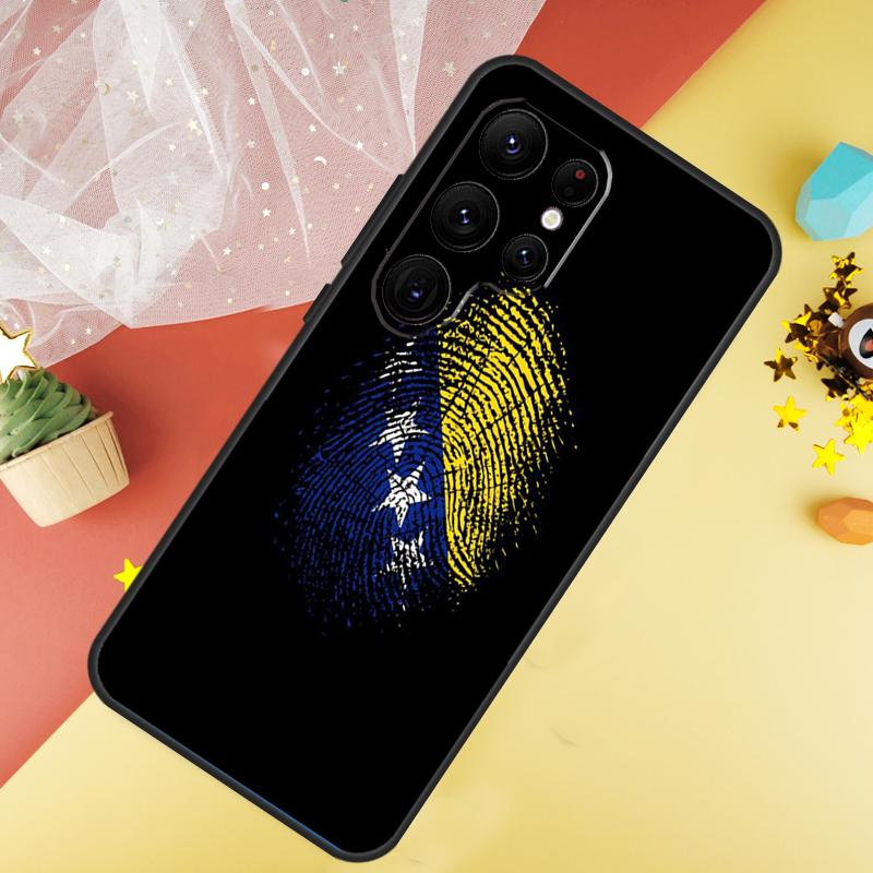 Bosnia and Herzegovina Flag Funda For Samsung Galaxy S24 Ultra S23 S22 Plus S21 S20 FE S8 S9 S10 Note 10 20 Ultra Case