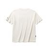Anta Summer Skateboard Short Sleeve Knitted T-Shirt Unisex Tops Ivory 172628101-1