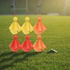 6 Pieces Referee Penalty Flag with Whistle Long-Lasting for Referees, Coaches