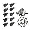 10x Camp Tent Clips Set Windproof Firmly Heavy Duty Reusable and 10 Carabiner for Outdoor