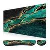 iCasso Mouse Pad Wrist Rest 3 Piece Set 90x40cm Large Gaming Mouse Pad Memory Foam for Keyboard + Mouse Wrist Cushion Length 45+14cm Ergonomic