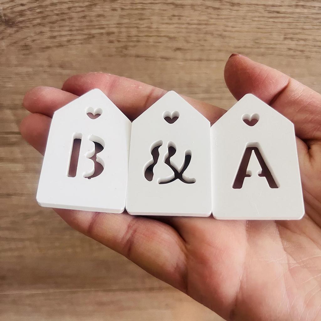 Pack of 2 Silicone House Molds Resin Crafting Moulds Ornament Molds Silicone Texture Suitable for Home Decorating