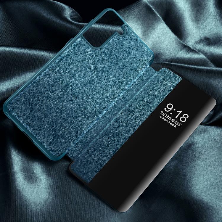 For Samsung Galaxy S21 5G Magnetisk Sidevisning Støtsikker Horisontal Flip Lærveske