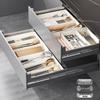 Retractable Desktop and Kitchen Drawer Organizer for Cutlery and Chopsticks