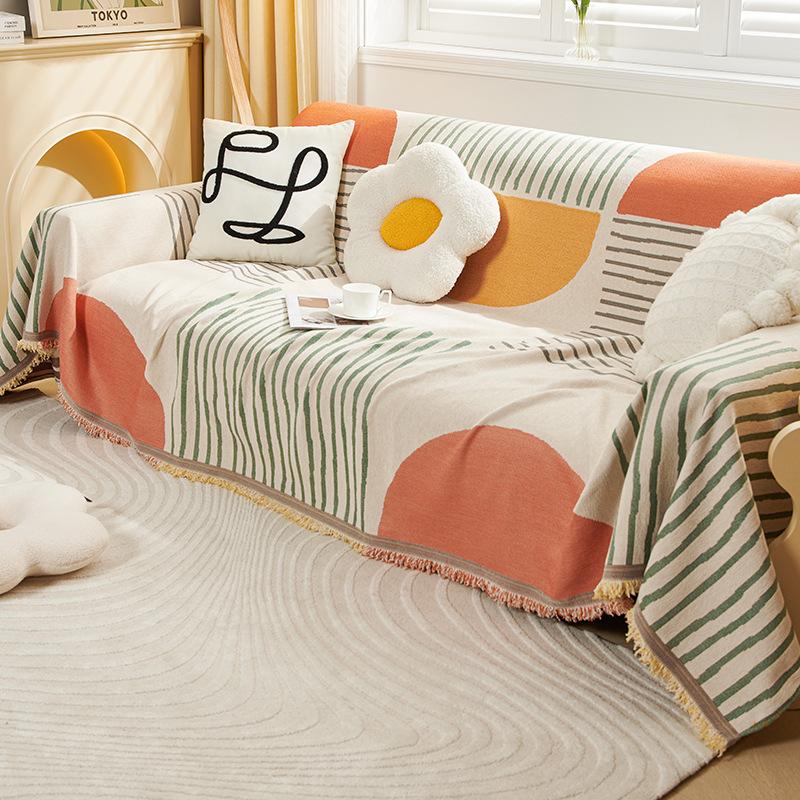 Chenille Sofa Cover Towel Full Covered Oversized Simple Modern Sofa Cover Four Seasons Universal All-Inclusive Sofa Cover Cover Cloth