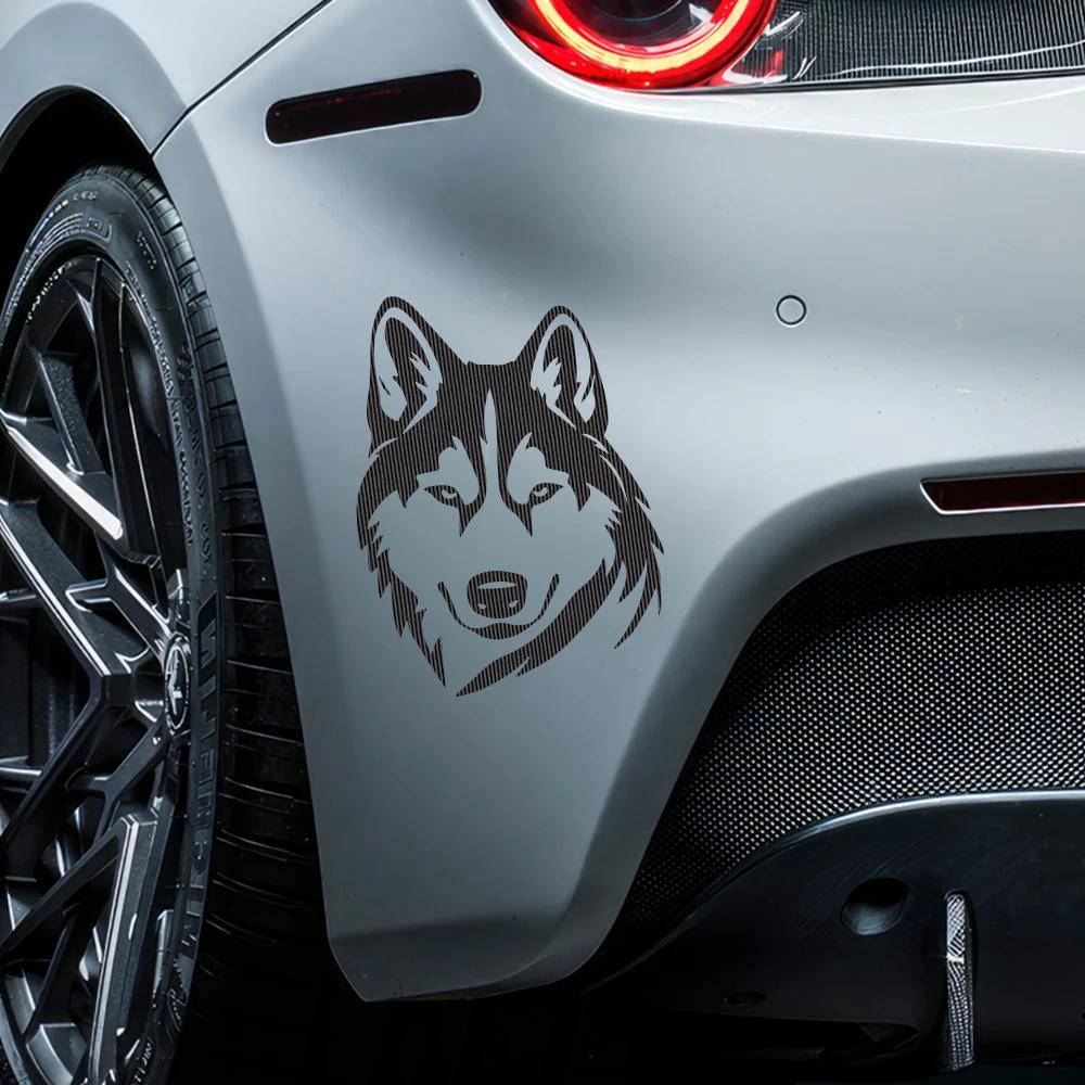 Husky Hunde Aufkleber Auto Fenster Wildnis Wolf Aufkleber Haustier Hund Grafiken LKW Laptop Wohnmobil Stoßstange Vinyl Aufkleber Dekor Zubehör