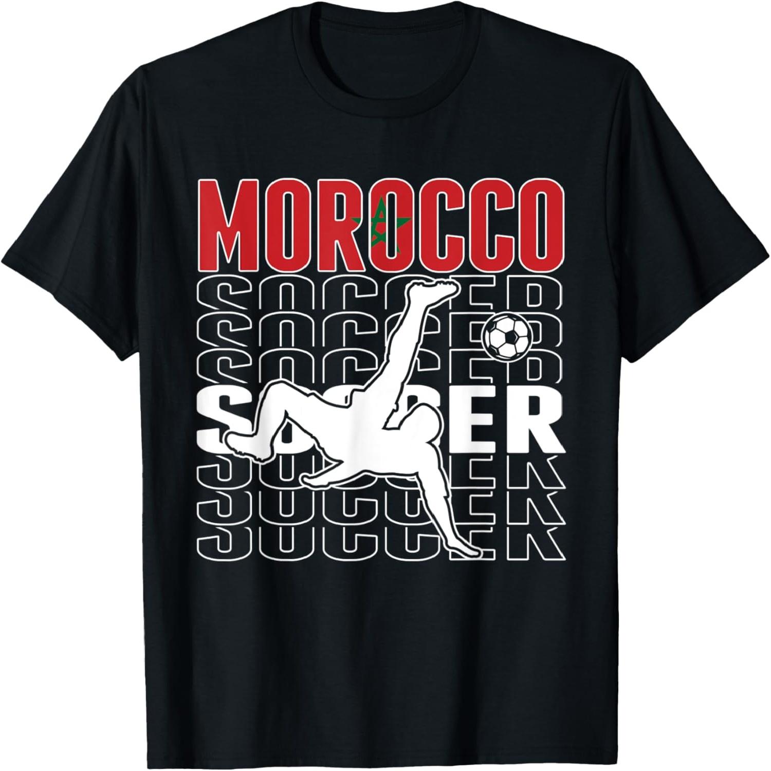 

Morocco Soccer Fans Jersey - Proud Moroccan Football Lovers T-Shirt(1) S разноцветный