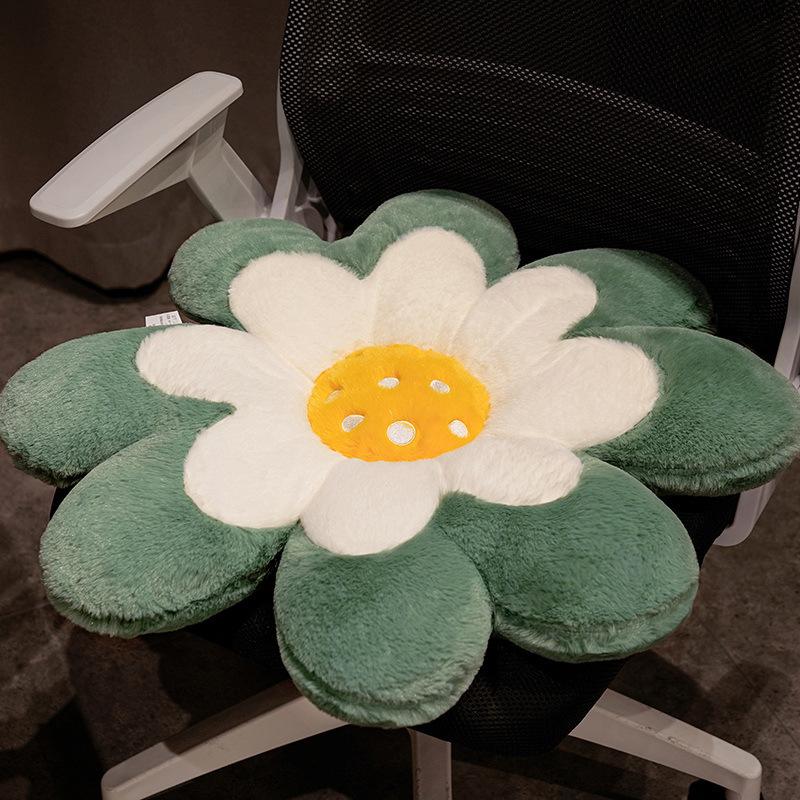 

Non-Toxic New Super Big Plush Sun Flowers Pillow Soft Toy Stuffed Toy Plush Mats Meditation Cushion Floor For Kids Baby Birthday Gift Toys 45cm