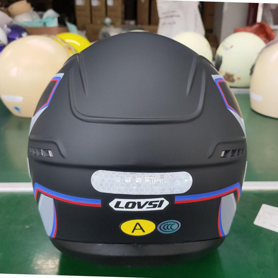 A Standard National Standard 3C Certification Motorcycle Helmet Four Seasons Electric Car Helmet Unisex Warm Half Helmet Riding