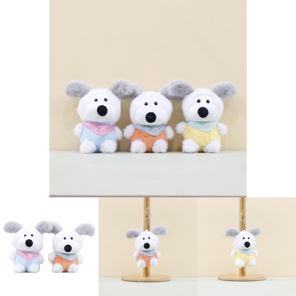 Fluffy Plush Dog Keychain Sweet And Quirky Poodle Stuffed Toy For Bags