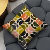 Aesthetic Art O-Orla Kiely Flower Stem Cushion Cover Reversible Plush Pillow Cover – For Car, Sofa, Bedroom, Perfect As a Gift.