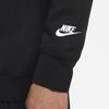 Nike Sportswear Essentials Logo Print Fleece Crewneck Sweatshirt And Cuffed Jogger Pants Set Men Activewear Black BV2680-010+DM6876-010