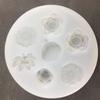 3D Lotus Leaf Shape Silicone Flexible Food Grade Mould Clay Resin Ceramics Candy Fondant Candy Chocolate Soap Mould
