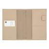 Delfonics Leather Diary Cover, A6 (Grey Beige)