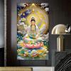 Neues 5D Guanyin Bodhisattva Muster Diamantmalerei Mosaik Stickerei Voll Quadratischer und Runder Diamant Groß Heimdekoration DIY