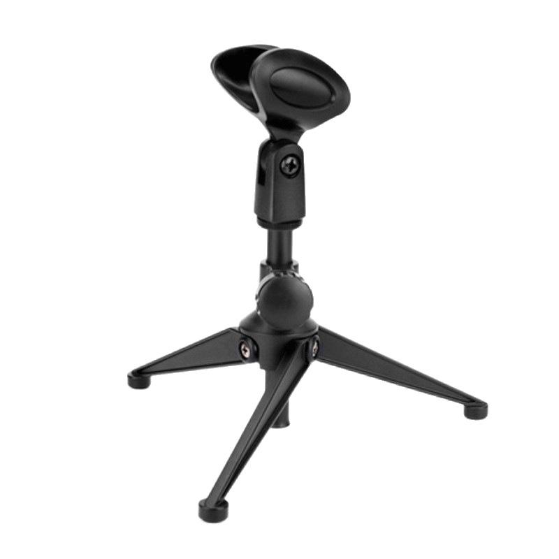 Adjustable Desktop Tripod for Wired/Wireless Microphones - Perfect for Live Streaming