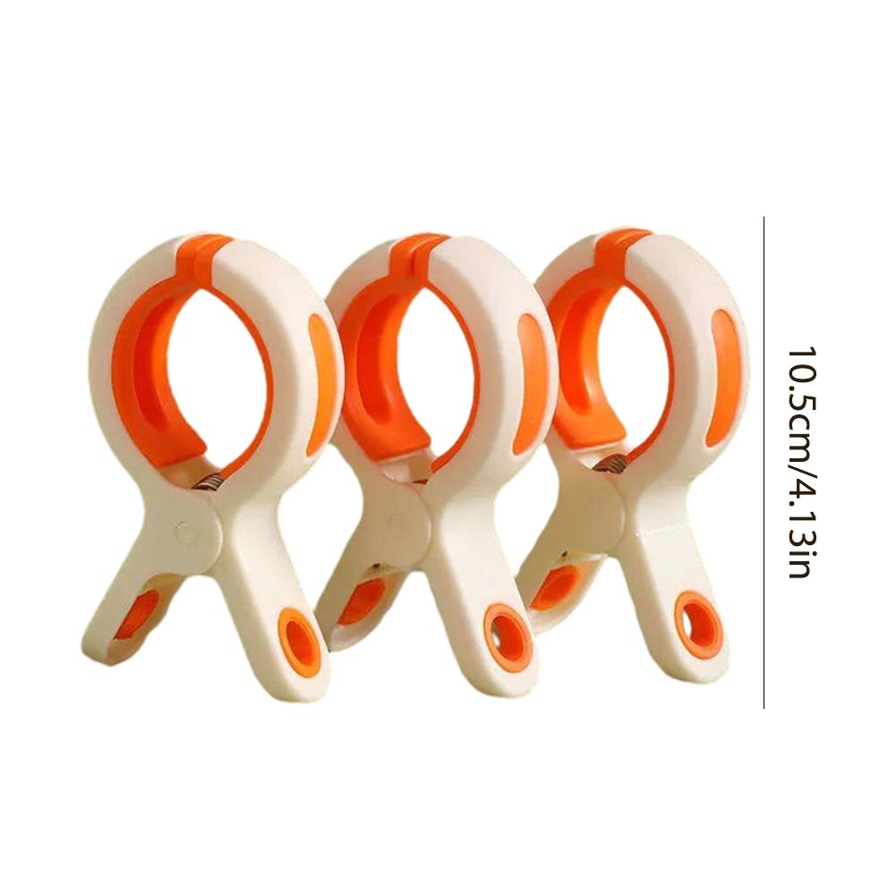 3/6Pc Large Towel Clips Windproof Fixed Drying Clothespin Reusable Non-slip Multifunctional for Pool Chairs