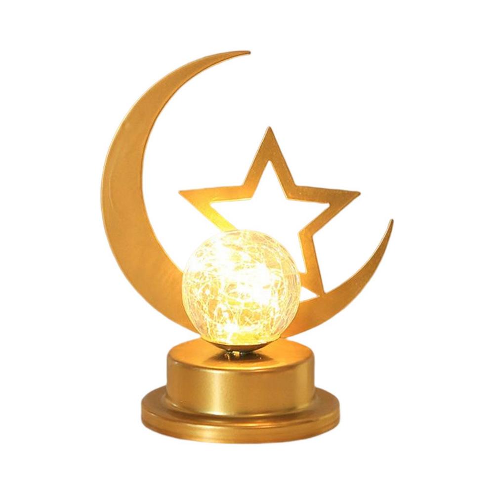 

Weatern EID Decoration Festival Wooden Moon Star Moon Lights Deco Bedroom Decoration 2025 Party Lighting Decorative LED Lamps