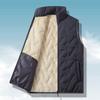 Herbst Winter Mode Herren Weste Jacke Lässig Warm Stehkragen Ärmellos Herren