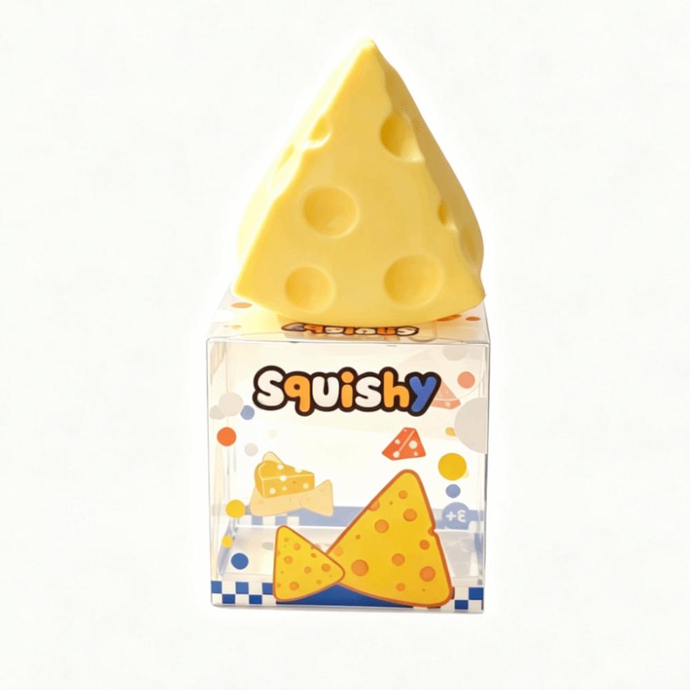 Slow Rising Cheese Squishy Toy Slow Rebound Cheese Fidget Toy Gift for Adults