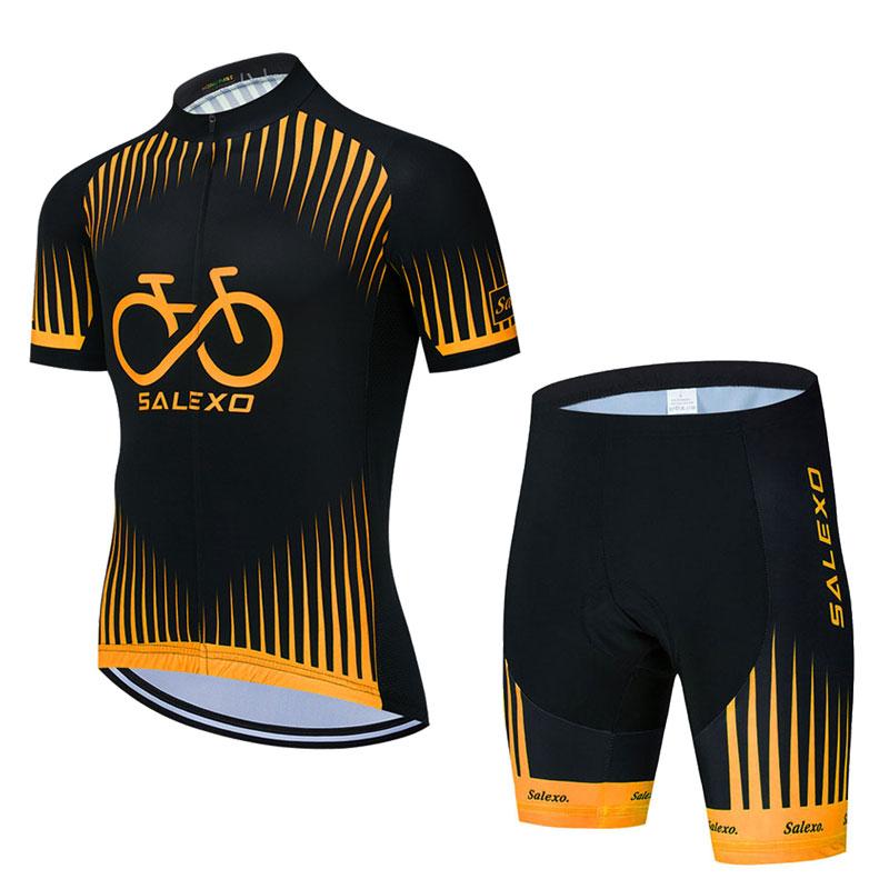 2026 Summer Breathable Cycling Suit Set Men New Short Sleeve Road Team Bicycle Jersey Cycling Clothing Bib Shorts Suits Bike Wear Clothes