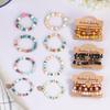 Bohemian Multi-Layer Bracelet Crystal Peach Heart Beaded Women'S Hand Retro Jewelry
