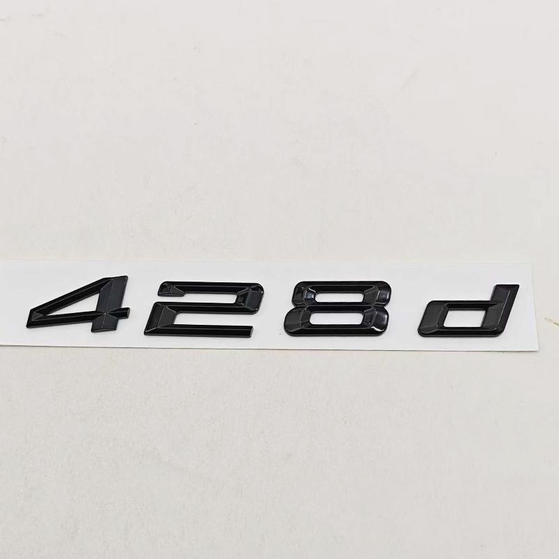 3D ABS Car Letters Logo 420d 430d Badge Sticker Rear Trunk Emblem Decals For BMW 4 Series F32 F33 F36 Auto Marking Accessories
