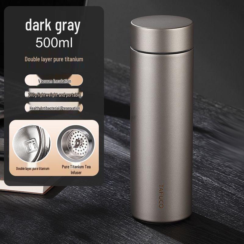 TAFUCO T6029 500ml Titanium Vacuum Thermos