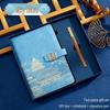A5 Chinese Retro Style Trendy Notebook Set - Customizable Diary & Business Gift with Logo Printing