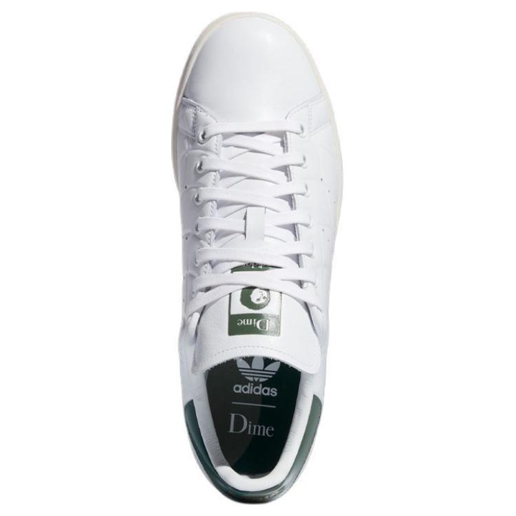 Dime x adidas Stan Smith Bianco Verde Ossido Sneakers Unisex Calzature-Bianco Verde Collegiale IG2044