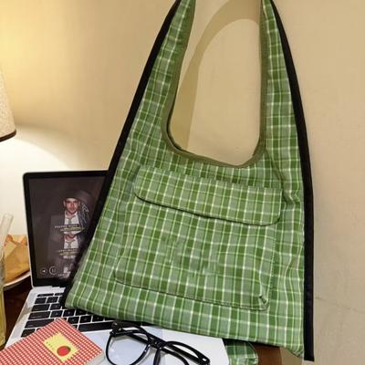 Leopard Print Lazy Wind Canvas Bag Women'S Large-Capacity Commuting Shoulder Handbag Casual Versatile Tote Bag