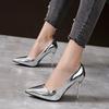 Spring and Autumn With Medium Heels Women's Shoes Sexy Pointed Toe Stilito Ladies Pumps Comfortable Elegant Lastest Shoe On Sale