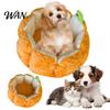 Opción de Cama para Mascotas de Interior Calabaza Gato 16.5/19.7 pulgadas Alfombra Suave de Felpa Cálida Perro Cuatro Estaciones Cómoda Cerrada Universal Otoño Invierno Colchón Antideslizante