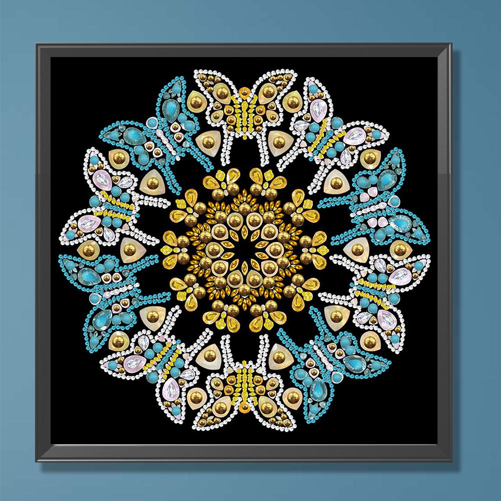 5D DIY Teilweise Speziell Geformter Bohrer Diamant Malerei Set Mandala Heimdekoration