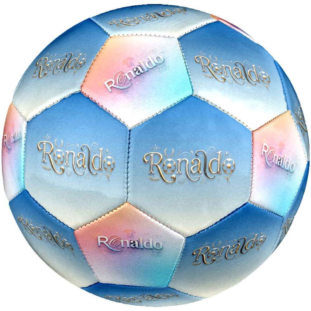 Ronaldo's Soccer Legacy Size 5 Soccer Football Machine-Stitched Indoor/Outdoor Universal Football Sports Enthusiast Gifts