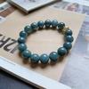 Ice Jade Bracelet - Blue Water Round Beads for Men & Women