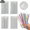 Long Spiral Silicone Candle Mold DIY Twisted Long Rod Wax Stick Craft Molds Home Decor Tool Geometry Candles Making Supplies