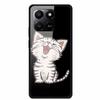 Phone Case For Honor 400 Smart Play 10T Case Luxury Cartoon Tempered Glass Hard Back Cover For Honor X7d Case Coque Funda Shell