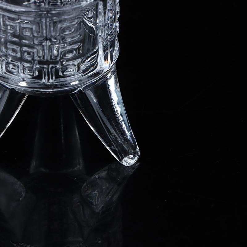1Pc Jue Cup Imperial Cup Glass White Wine Cup Chinese Antique Small Wine Cup